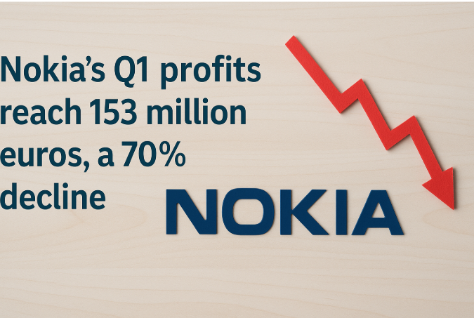 Nokia's Q1 Profits Reach 153 Million Euros, a 70% Decline